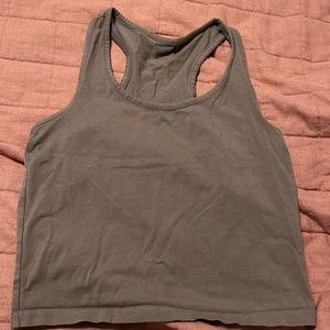 Brown Tank/Crop Top